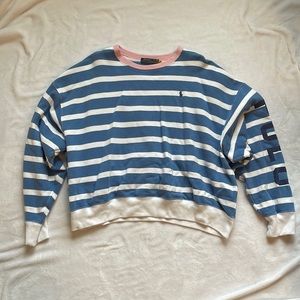 Polo Factory striped crewneck XL